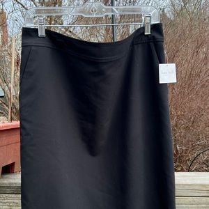Kate Hill Straight Black Skirt NWT Size 12